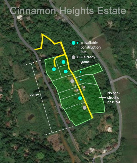 Sat photo of Cinnamon Heights Estate with available building plots